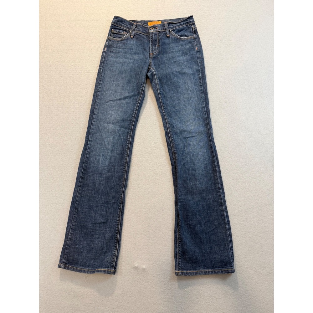 James Jeans Dry Aged Denim Graphite Bootcut Jeans Womens Size 27 Blue Stretch
